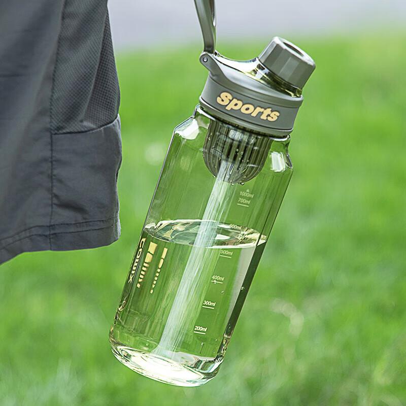 JY 1000 мл Портативная спортивная бутылка для воды