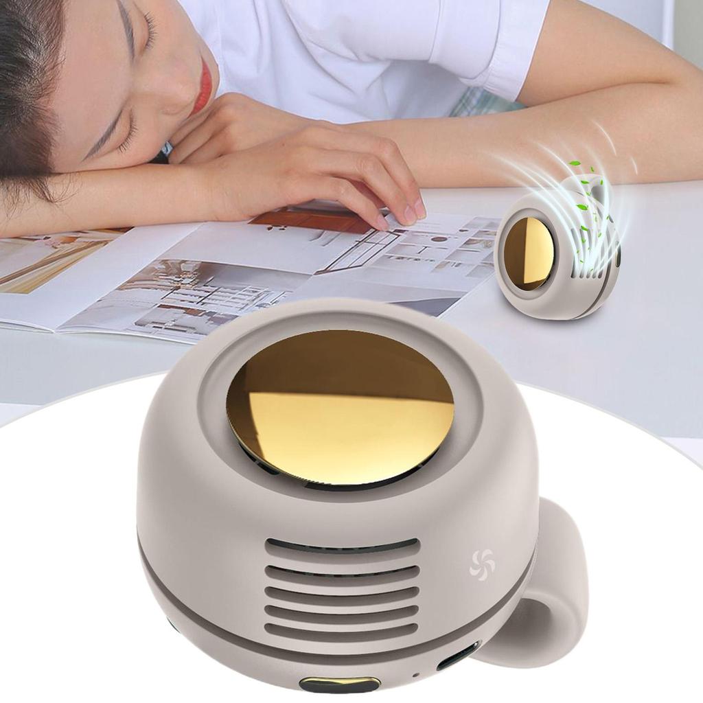 Small Fan with Clip USB Charging Air Cooler Small Portable Bladeless Clip On Fan for Dorm Beach Nursery Gym Travel Tent Camping