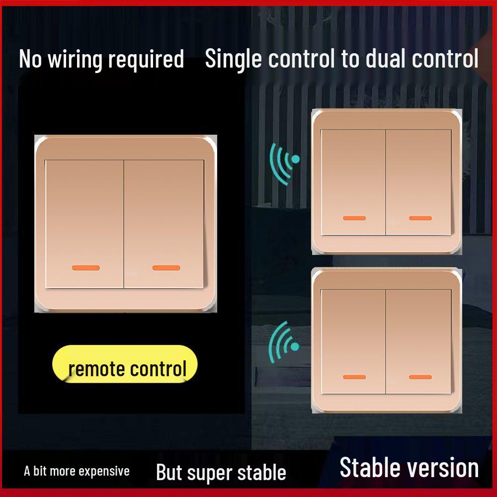 Wireless Smart Remote Master-Slave Light Switch 220V – Easy Installation