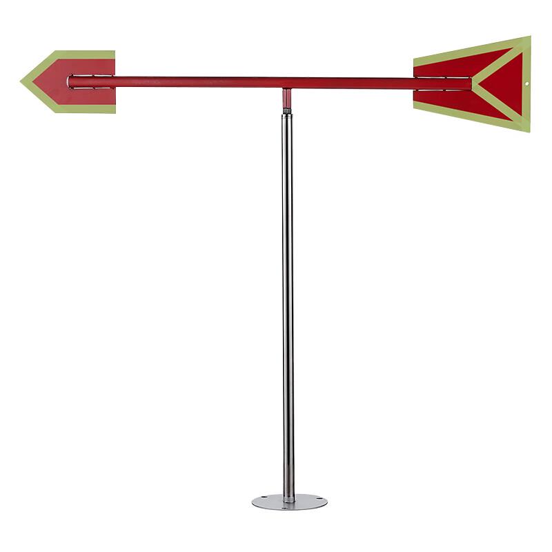 JNL Outdoor Luminous Stainless Steel Weathervane & Anemometer