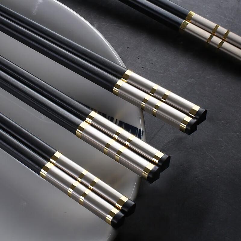 NHZHIW Premium Alloy Chopsticks