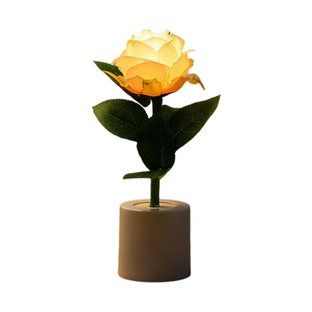 Simple Rose Table Lamp Romantic Bedroom Bedside Lamp Portable Sleeping Lamp Birthday Gift шампанского