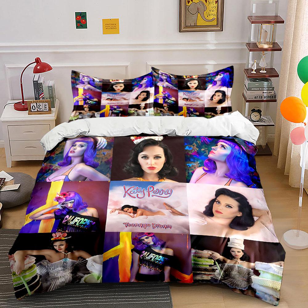 Pop Art Style Celebrity Design Bedding Duvet Cover Set Duvet Cover Pillowcases (1*Duvet Cover 2*Pillowcases, Without Duvet Insert)