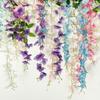 Hanging Simulation Wisteria Flowers 10 Branches Fake Silk Flower Vine Wall Decor