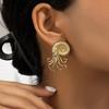 High-End Octopus Stud Earrings: Luxurious Marine-Inspired Ear Accessories for Women