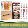 3 Stück Holzbrandstift Schmor Kreativ Chemisch Holzgebrannter Marker Pyrographie Stifte für DIY Kunst Feine Spitze Holzbearbeitungsmarker