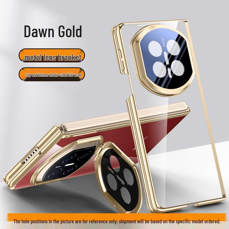 

Compatible Huawei MateX7 Collector s Edition Folding Screen Case: Transparent, Magnetic, Lens Bracket, Full Coverage, Drop-Proof. Huawei MateX7