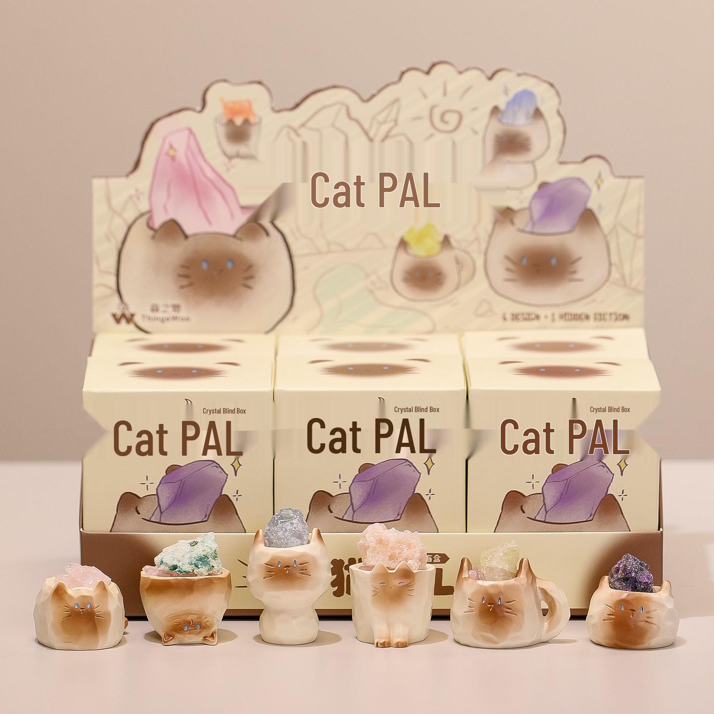 Creative Crystal Zodiac Ornament Blind Box - Office Decoration & Stress Relief Toy Gift