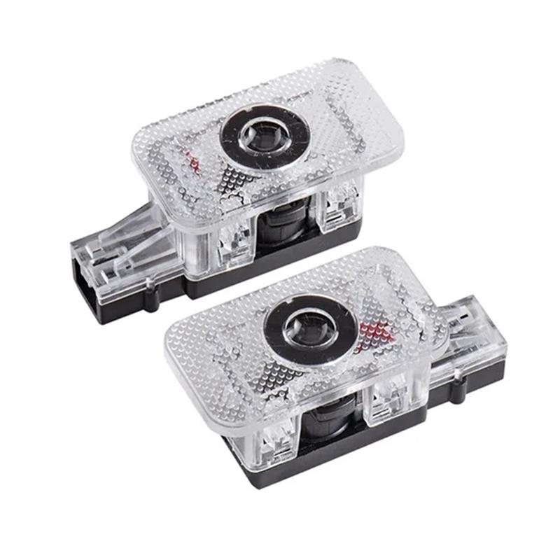 LED Car Door Welcome Light Courtesy Projector Ghost Shadow Lamp For VOLVO Polestar1 2 3 S60 S80 S90 V40 V60 XC40 XC60 XC90 2022