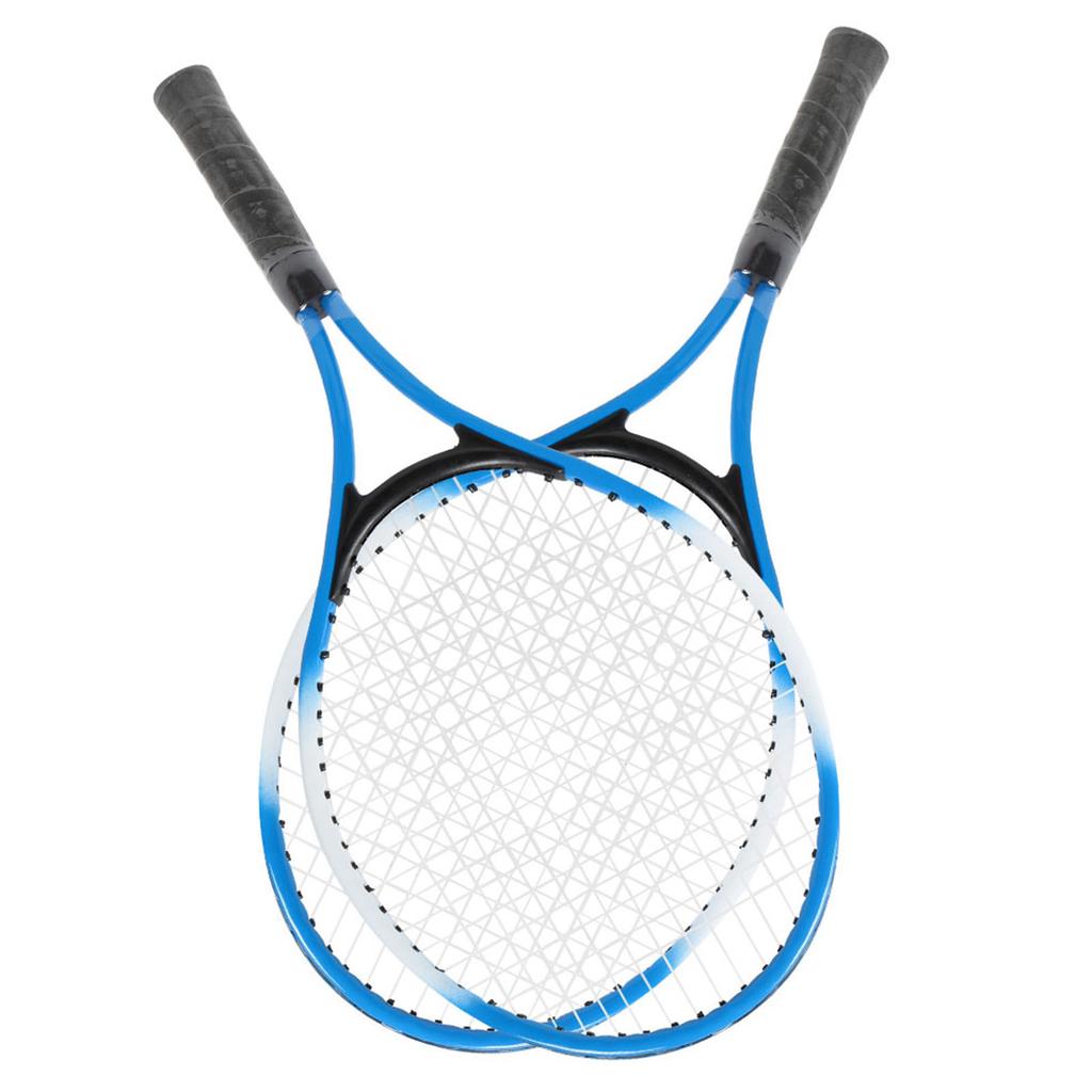 Iron Alloy Children Tennis Racket Beginner Practice Racquet with and Carry Bag(Green)