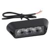 3 LED Car Truck Emergency Strobe Warning Light Hazard Indicator Flash Grille Lamp White