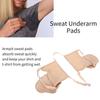 Skin Tone Underarm Sweat Pads Reusable Perspiration Absorbing Pads Armpit Sweat Guard  Summer