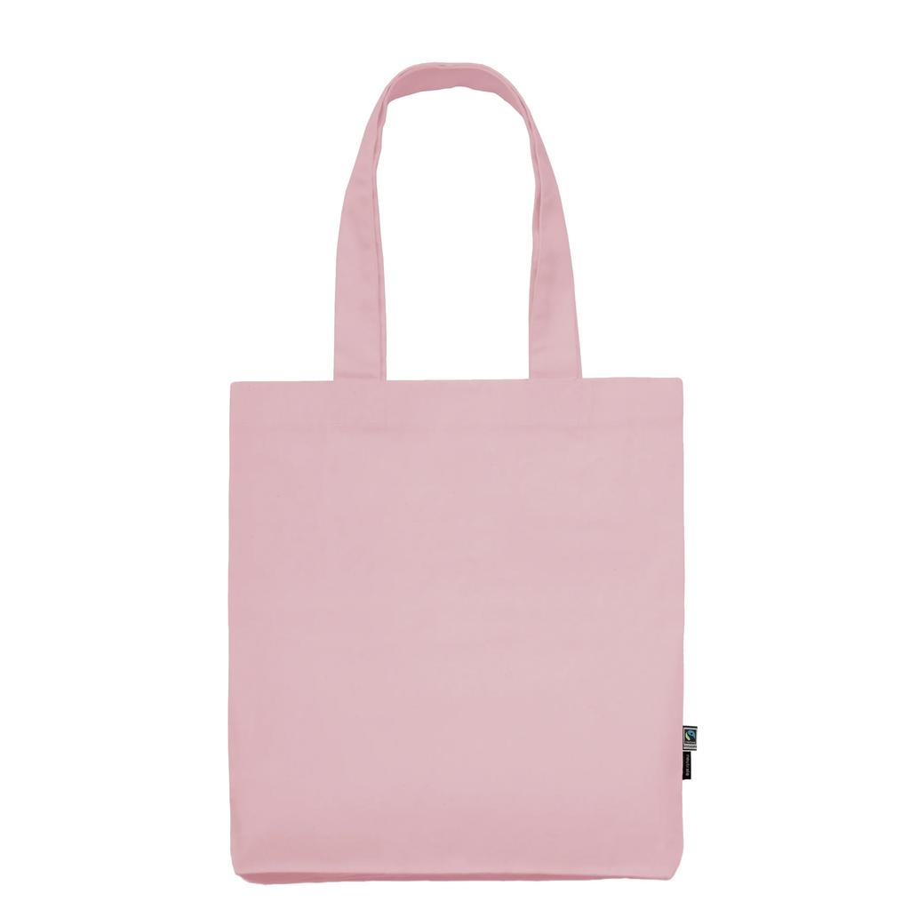 Neutral Plain Twill Long Handle Tote Bag