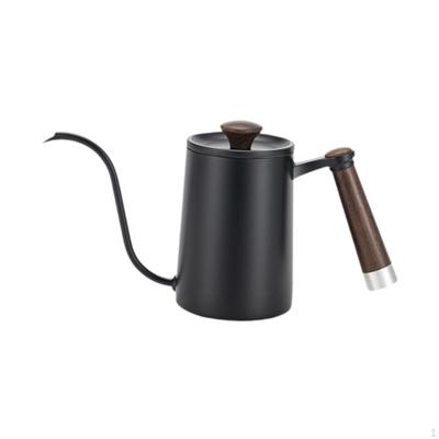 600ml Mini-Schwanenhalskessel mit langem Ausguss für Pour-Over-Kaffee und Tee zu Hause oder beim Picknick