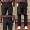 POLOMEISDO Men's Business Casual Straight-Leg Trousers