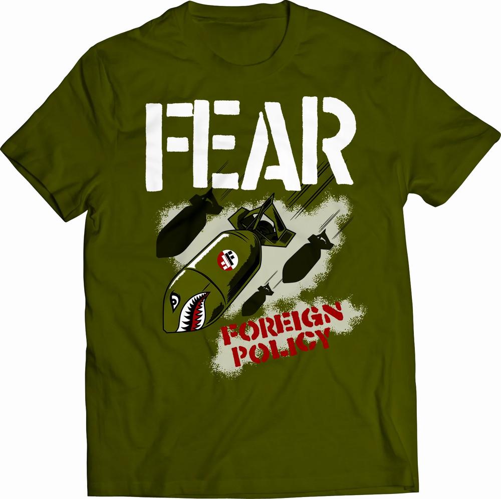 

NEW FEAR Band FOREIGN POLICY Cotton Green S-5XL Short Sleeve T Shirt TT586 Unisex T-Shirt Graphic Tee L