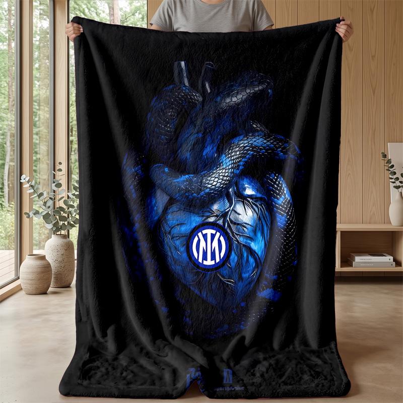 Inter Theme blanket Soft Flannel Blanket Plush Throw Blanket Cozy Sofa Bed Blanket for Home Decor