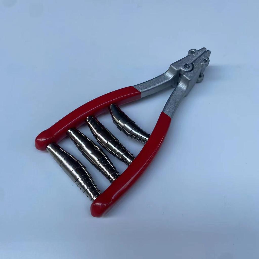 Badminton Tennis Racket Stringing Machine Clamp Pliers - Four-Spring Fixing Tool (Red, Black, Green)