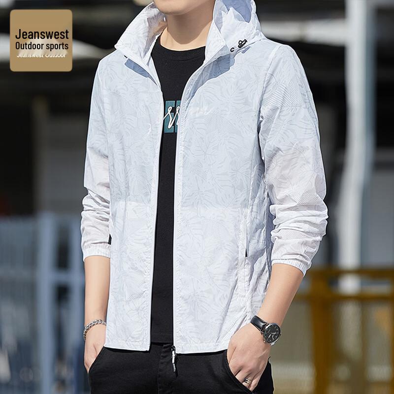 

Jeanswest Men s Hooded Outdoor Sun Protection Jacket 4XL