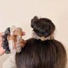 510Pcs Rhinestone Yarn Fashion Simple Ponytail Hair Band Fashionable Way To Wearperfect Choice Of Women'S Dress Up Headwear