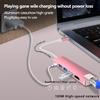 6 in 1 USB C HUB Docking-Konverter USB 3.0 4K HDMI-kompatibel Typ-C 55W PD Ladeadapter RJ45 Multi-USB-Station