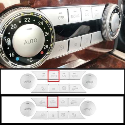 Autocollants décoratifs pour boutons de climatisation de voiture, pour Mercedes Benz CE CLS GLK Classe W204 W212