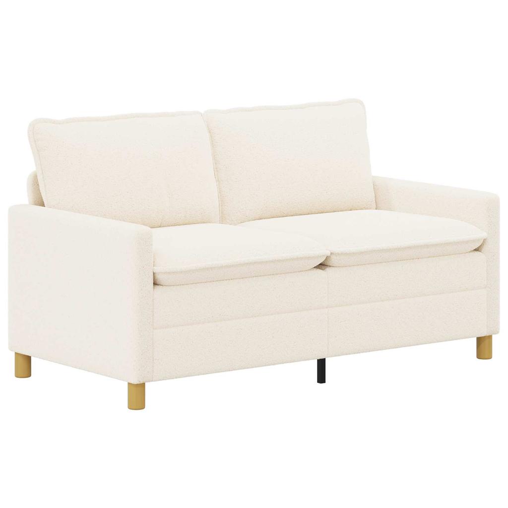 Cream Sofa 156 X 81 X 87.5 Cm Fabric