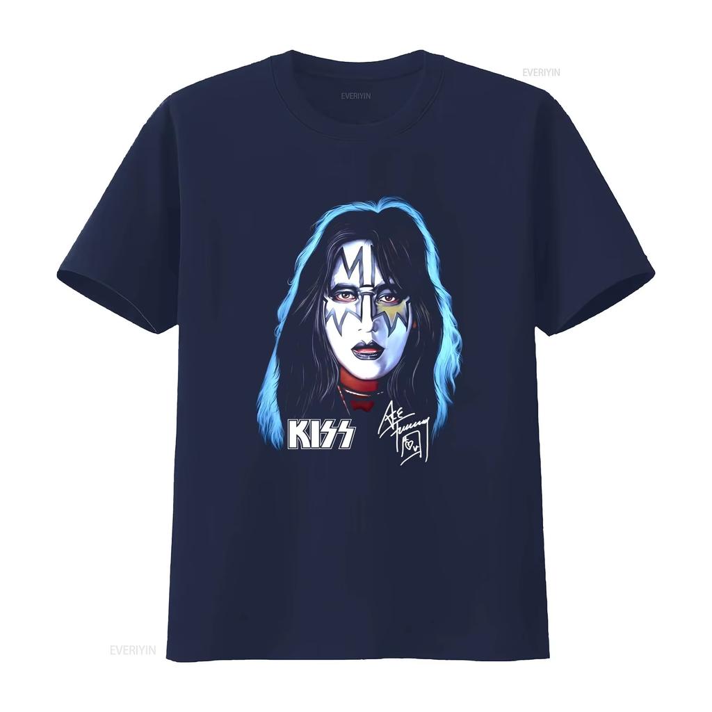 Kiss Ace Frehley 1978 Solo Album Retro T Shirt Size S 4XL Rock Band IK431 Vintage Top for Everyday Wear Unisex