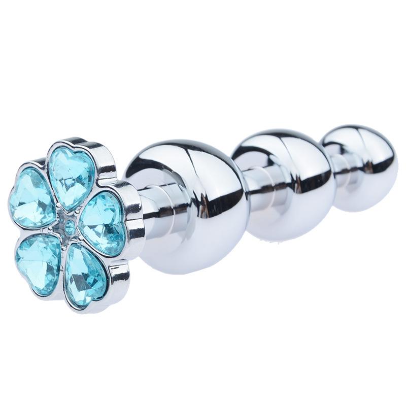 2019 New Metal Metal Rose Butt Plug Parthenocissus Grass Butt Plug Back Court