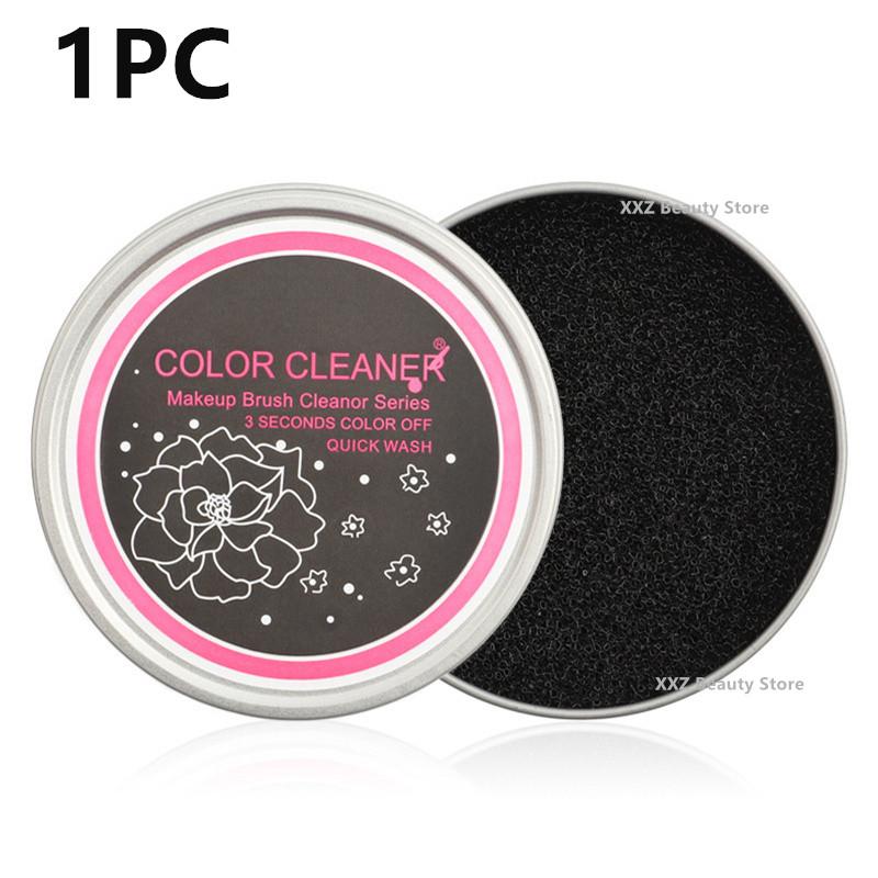 

1/2/5PCS Remover Color From Eyeshadow Brush Power Brush Quick Color Off Make Up Brush Cleaner Tool Sponge Makeup Brush Cleaner