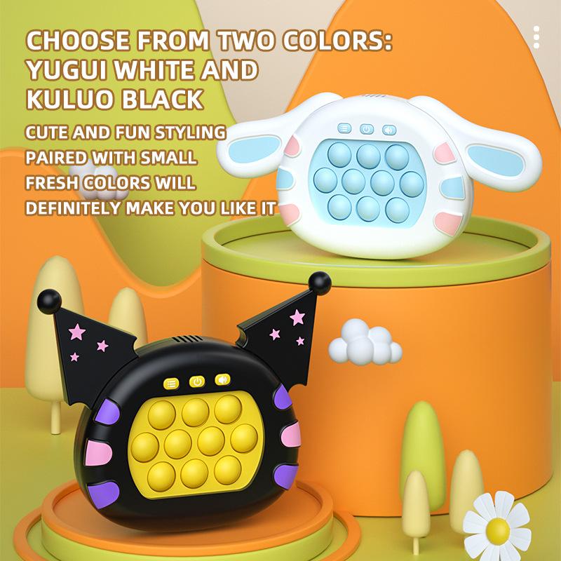 Halloween Gift Quick Push Bubble Fidget Sensory Toys Eco-friendly Silicone Game Machine Suitable for Adults & Kids Birthday Gift