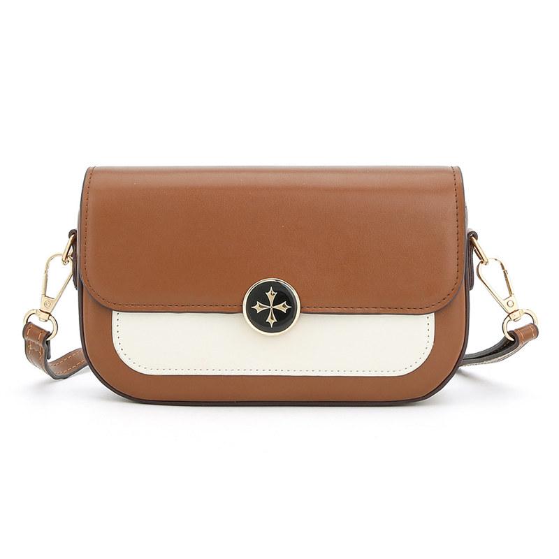 

Baellerry модные сумки на плечо для женщин, женская сумка через плечо, сумки из искусственной кожи для телефона, кошелек, сумки для денег 19*10*6cm коричневый