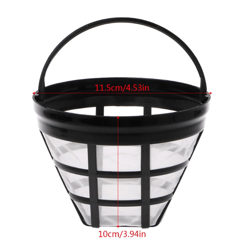 Mesh Coffee Filter Coffee Maker Basket Filter Cone Coffee Filters 4 Coffee Strainer for Ninja Coffee Bar Brewer Filters 8-12 Cup