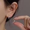 925 Sterling Silver Hoop Earrings: 2025 Modern Niche Design - Elegant & Luxurious for Women