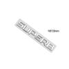 Metal Emblem Chrome Silver Car Sticker Badge Decal Body Trunk Decor for Karoq Kodiaq Rapid Yeti Octavia Superb Fabia Kamiq 4x4