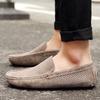 Men Loafers Casual Boat Shoes Handmade Footwear Breathable Suede Shoes Men Elegantes Leisure Walk Moccasins Slip On Mens Shoes