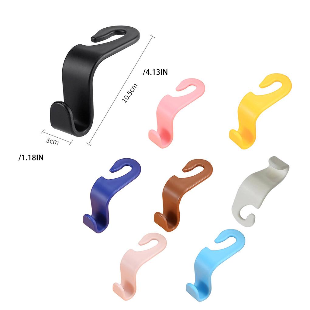 Auto Headrest Hook Hanging Odorless Heavy Duty Internal Mini ple Style Seat Back Handbag Hanger Bracket Rack