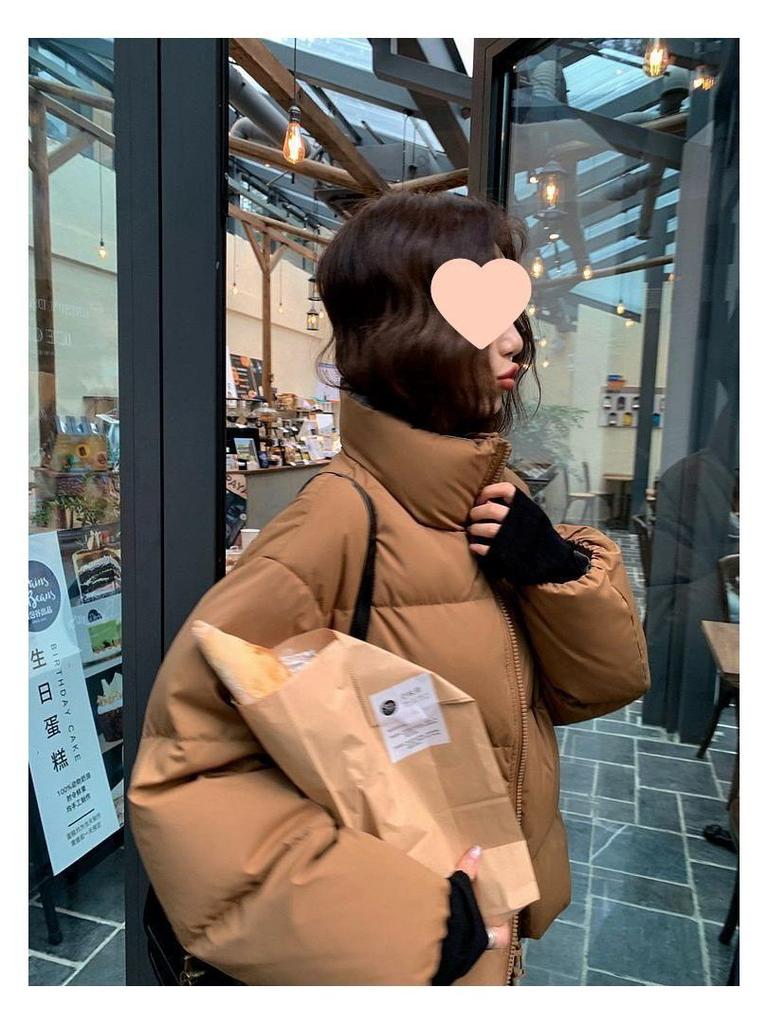 Spring/Summer Loose Cotton-Padded Jacket - Short Korean Style for Women