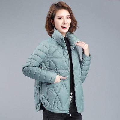 Damen Lockerer Lässiger Winter Steppmantel, Leicht, Kurze Daunen, Baumwolljacke, Weiblich, Mode, Große Größe, Herbst