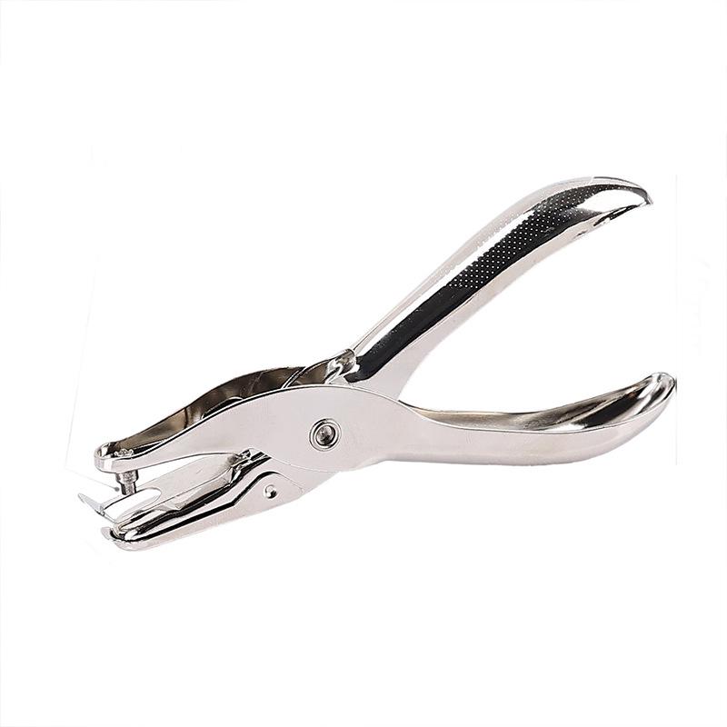 Multi-Function Stainless Steel Hole Punch Pliers for Office and Student Use