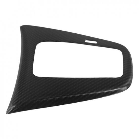 Premium Black Carbon Fiber Texture Car Gear Shift Panel Cover for For CRV