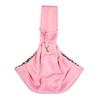 Reversible Pet Carrier Bag for Small Dogs & Cats, Breathable Soft Polyester with Wide Shoulder Strap and Pocket, Snap Closure