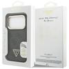 Guess 4G PU Triangle Logo & Stand Camera Magsafe Case for iPhone 17 Pro Black