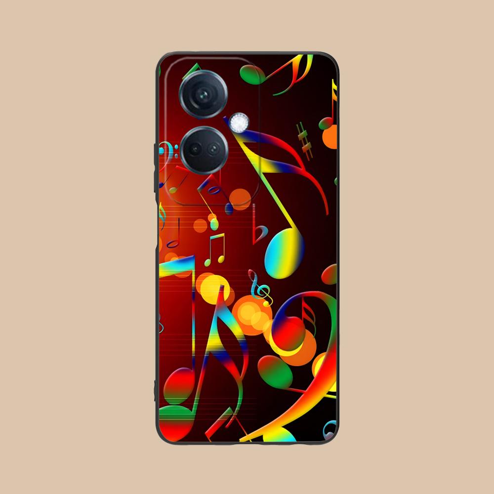 Musical Note Staff Mobile Phone Case for OPPO Find X9 X8 X7 X6 X5 X3 X2 Plus S Pro Ultra Lite Colorful Printing Cover Smartphone
