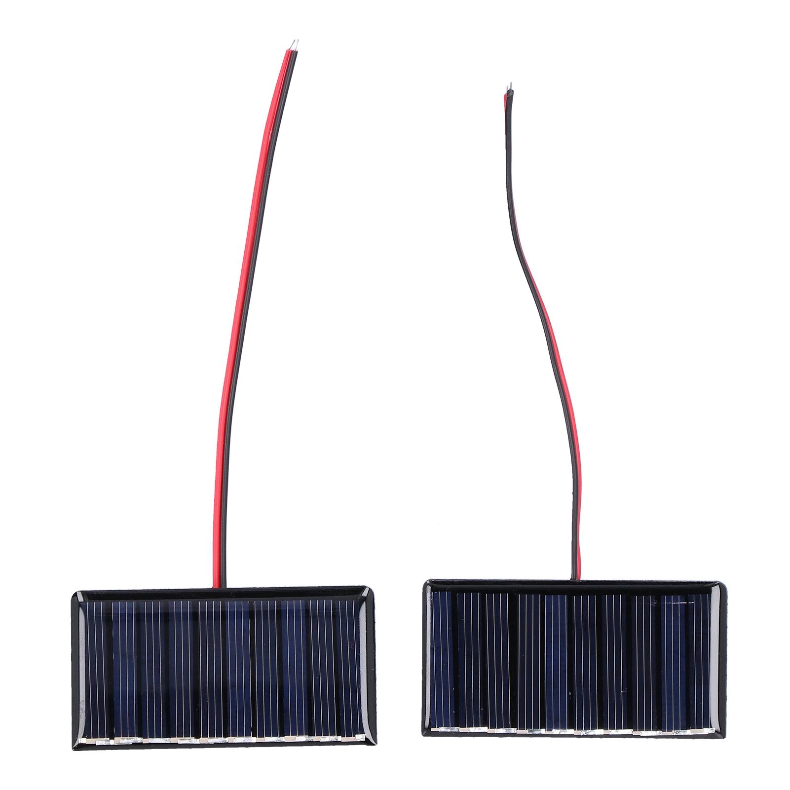 Produktbild von 3er-Set Solarpanel 0,3W 5V – Polykristallin, 60x53mm, Für Spielzeug, Lampen & Kleine Akkus