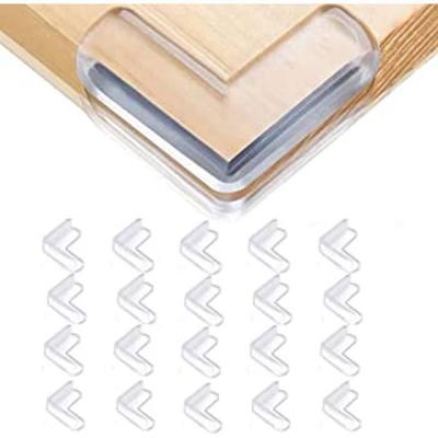 Coin De Table,20 Pièces Coin De Table Protection Bebe,Protege Coin Bebe,Protection Angle Table En Verre,Protecteurs D'Angle Transp