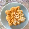Fish Flower Moon Cakes Press Molds Cookie Stamp Chinese MidAutumn Moon Cakes Maker Decorating Tool for Making Cookie