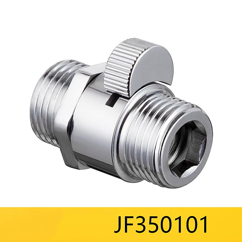 Zawór Stop Wody Prysznicowej Pełny Mosiądz G1/2" Szybka Kontrola Przepływu Zawór Odcinający Głowica Prysznicowa Oszczędzacz Wody Pistolet Natryskowy do Toalety