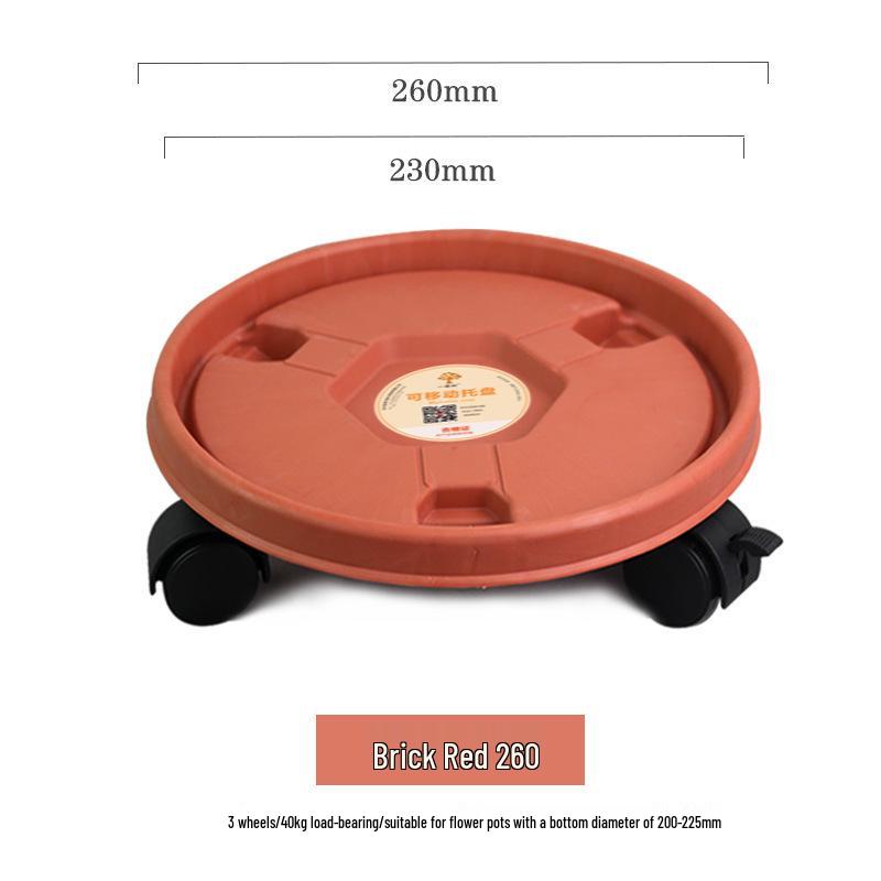 Universal Wheel Flower Pot Base with Mobile Tray Roller