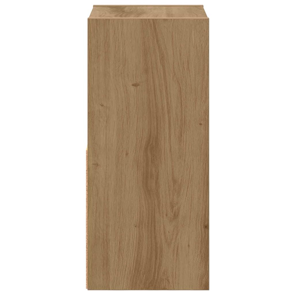 Nightstand Artisan Oak 25.5 X 22 X 49.5 Cm Engineered Wood
